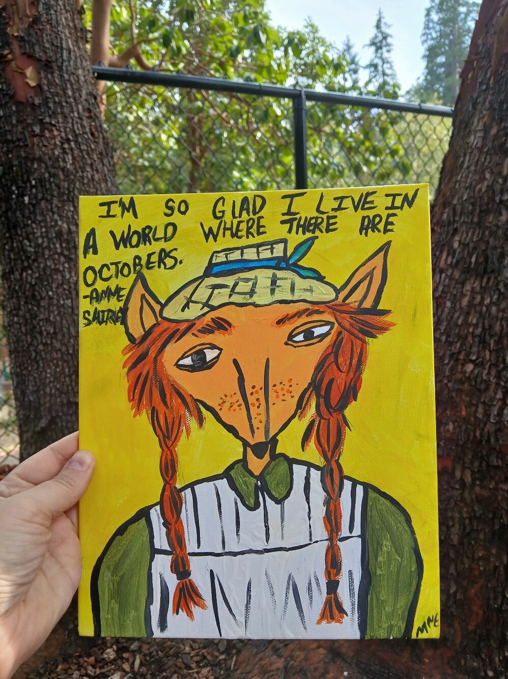 Anne Of Green Gables Painting Fox Art